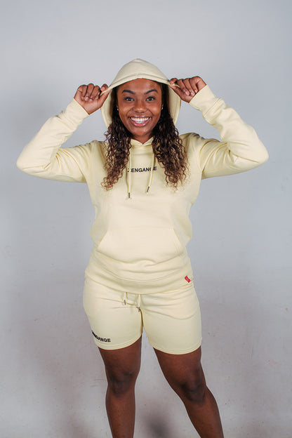 Zengange basics – soft Yellow shorts suit