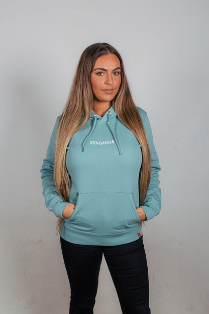 Zengange basics - Seablue hoodie