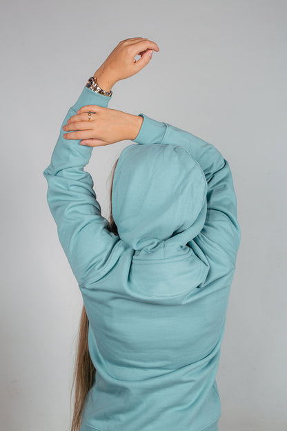 Zengange basics - Seablue hoodie