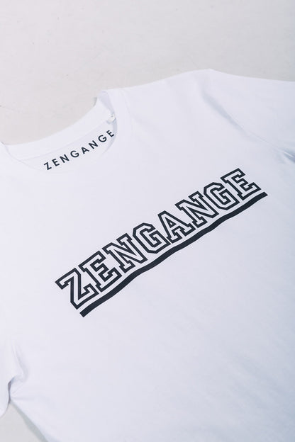 Zengange Premium – White colored T-shirt signed by Zengange